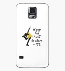Beutiful and Charming Tshirt Design Ice Skater Hülle & Klebefolie für Samsung Galaxy