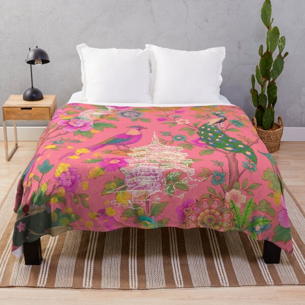 Item preview, Copy of Orange chinoiserie garden designed and sold by Sugar Wisdom .