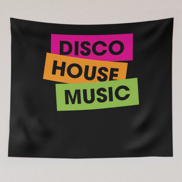 Item preview, Disco House Music  Retro Neon Club Vibes Design designed and sold by verjanjesus89.
