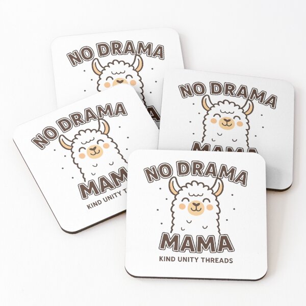 Item preview, No Drama Mama Llama designed and sold by Kind Unity Threads.