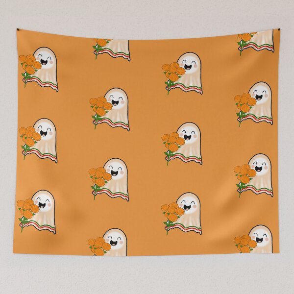 Item preview, Ghosts love marigolds designed and sold by Emendi.