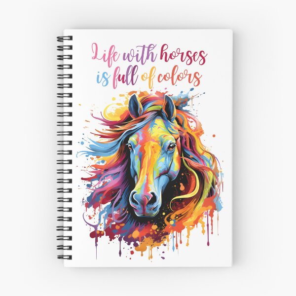 Item preview, Life with horses if full of colors Head of Horse designed and sold by Polarctica.