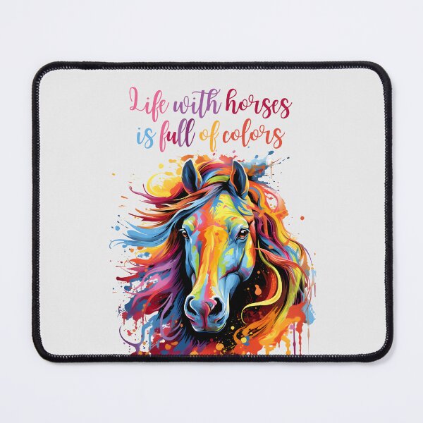 Item preview, Life with horses if full of colors Head of Horse designed and sold by Polarctica.