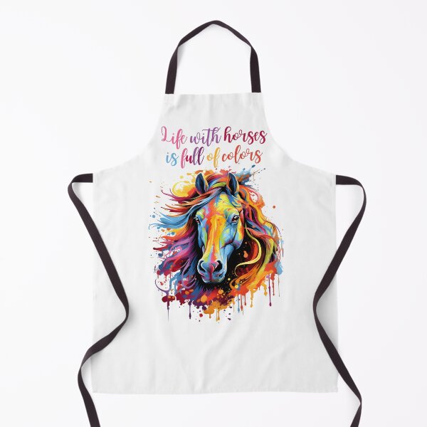 Item preview, Life with horses if full of colors Head of Horse designed and sold by Polarctica.