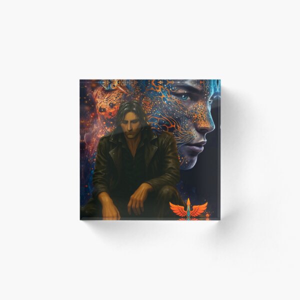 Book of Immersion, Contemplation  Acrylic Block