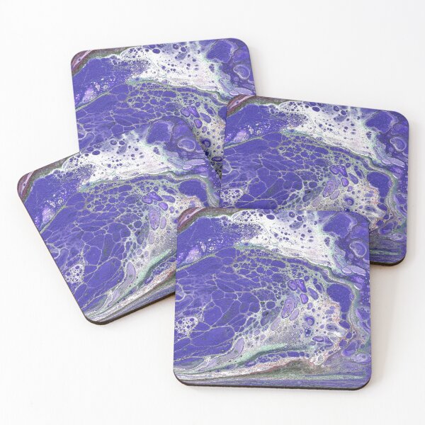 Item preview, Gayle Cobalt Blue and Lace Abstract designed and sold by Doug  Siegel.