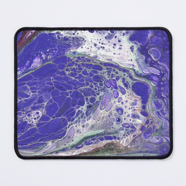 Item preview, Gayle Cobalt Blue and Lace Abstract designed and sold by Doug  Siegel.