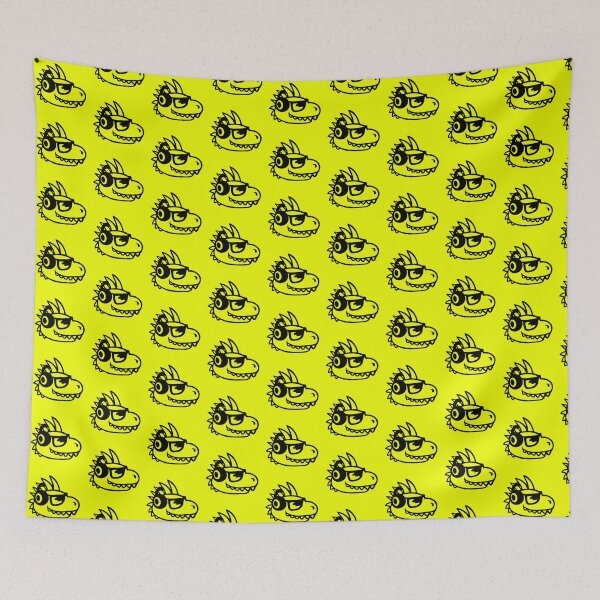 Item preview, DJ Dino Sunglasses Headphone Party Music Club Disko designed and sold by shirt-o-mat.