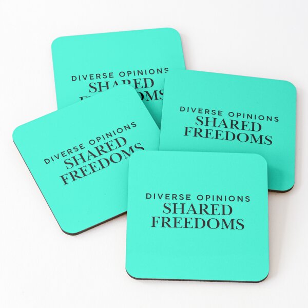 Item preview, Diverse Opinions, Shared Freedoms – Peace, Unity & Freedom Design designed and sold by CloverBend.