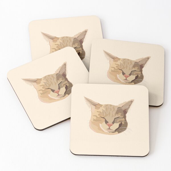 Item preview, ginger kitten face designed and sold by madsdrawsthings.