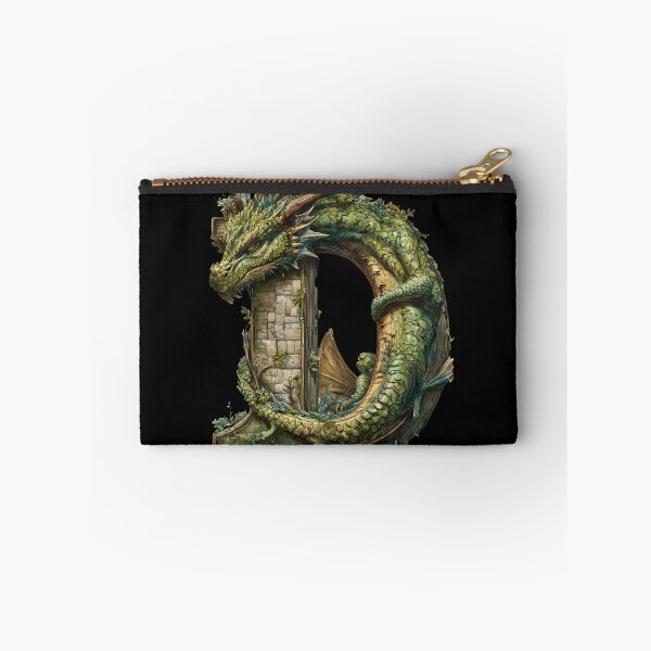 Item preview, Dragonbound Monogram: The Letter D designed and sold by ArgentoArt.