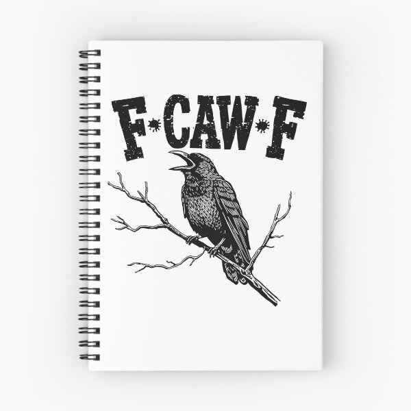 Item preview, F-Caw-F Gothic Raven Wit – Dark Crow Humor designed and sold by SkeletonsDanger.