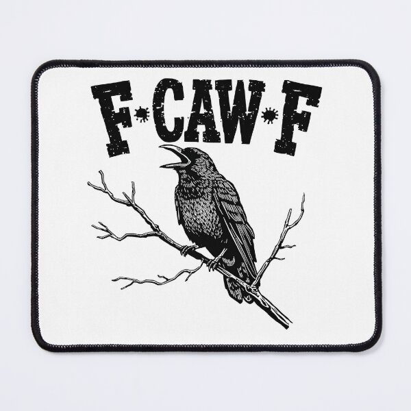 Item preview, F-Caw-F Gothic Raven Wit – Dark Crow Humor designed and sold by SkeletonsDanger.