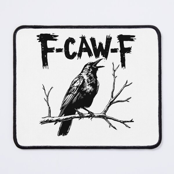 Item preview, F-Caw-F Morbid Raven Laughs – Macabre Crow Humor designed and sold by SkeletonsDanger.