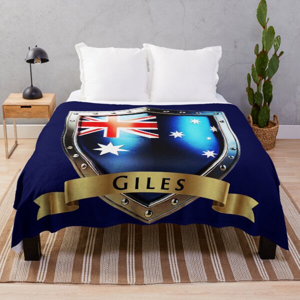 Item preview, Escudo australiano de la familia Giles, escudo de honor patrimonial designed and sold by Highlandkings.