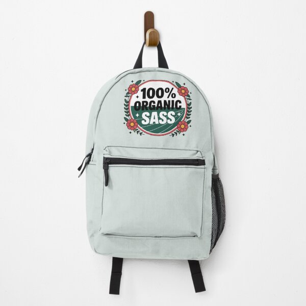 Item preview, 100% Organic Sass – Funny Spring Design designed and sold by Jollys-ArtShop.