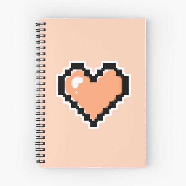 Item preview, Light Orange Pixel Heart designed and sold by AureateAnomaly.