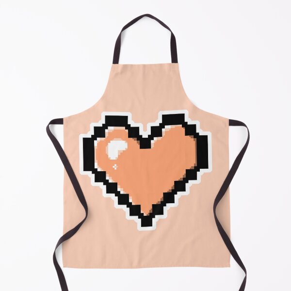 Item preview, Light Orange Pixel Heart designed and sold by AureateAnomaly.