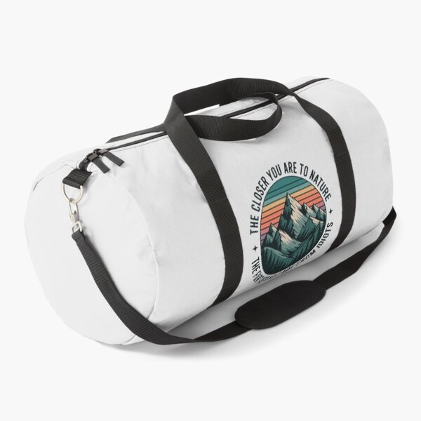 Item preview, Funny Nature Quote  – The Closer You Are to Nature, The Further You Are from Idiots designed and sold by just-quotes.
