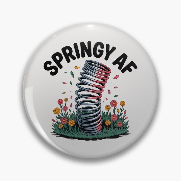 Item preview, Springy AF – Playful Seasonal Design designed and sold by Jollys-ArtShop.