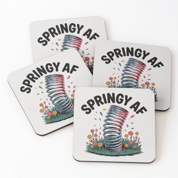 Item preview, Springy AF – Playful Seasonal Design designed and sold by Jollys-ArtShop.