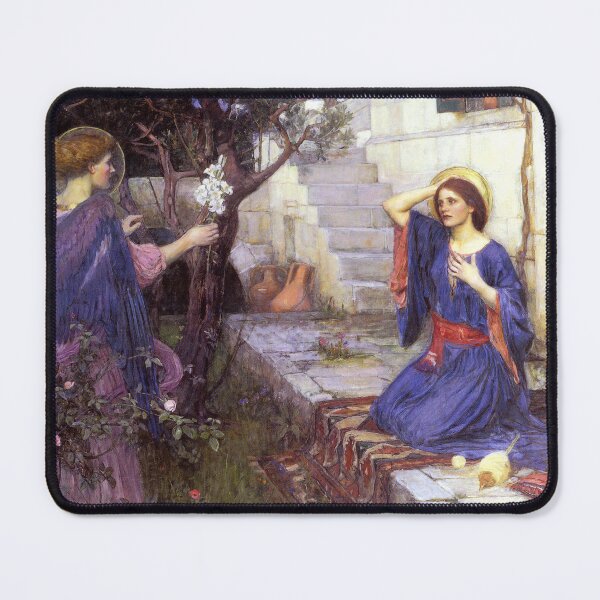 Item preview, The Annunciation - John William Waterhouse designed and sold by forgottenbeauty.