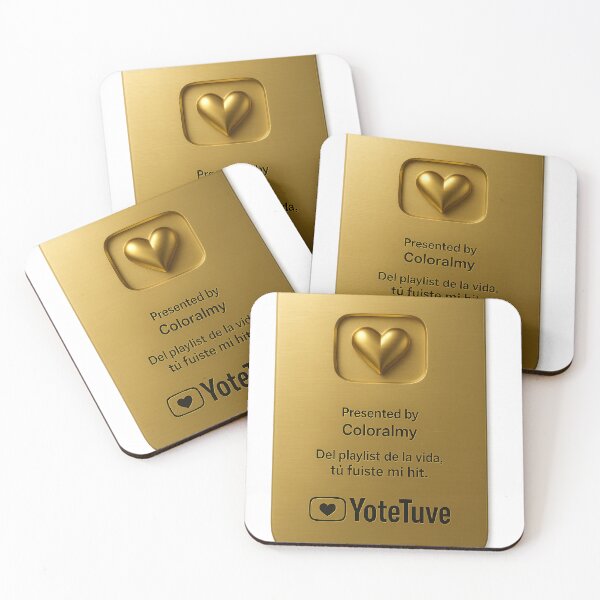 Item preview, YoteTuve Golden Artistic Plaque – By Coloralmy. designed and sold by Coloralmy.
