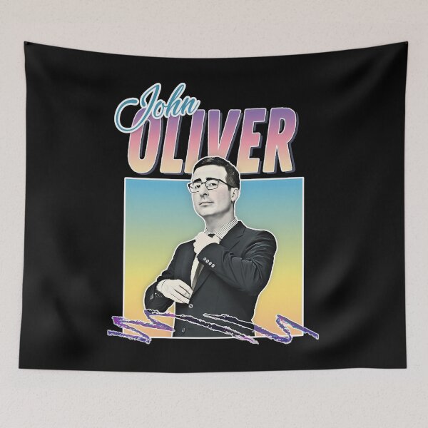 Item preview, Last Week Tonight With John Oliver - Awesome Original Retro Fan Art Design designed and sold by rushworthr2001.