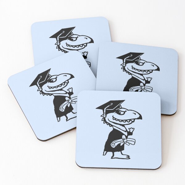 Item preview, Dino College Degree School Certification Student Dinosaur Success designed and sold by shirt-o-mat.