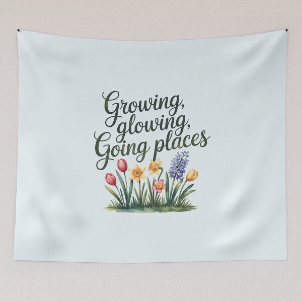 Item preview, Growing, Glowing, Going Places – Inspirational Spring Design designed and sold by Jollys-ArtShop.