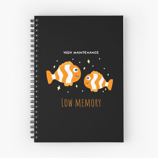 Item preview, High maintenance low memory - goldfish designed and sold by t-shirtastic.
