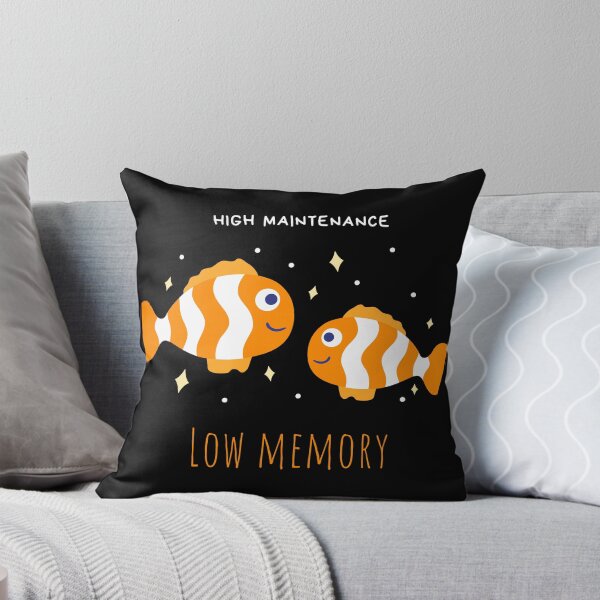 Item preview, High maintenance low memory - goldfish designed and sold by t-shirtastic.