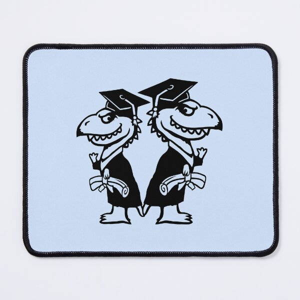 Item preview, 2 Dino College Degree School Certification Student Team designed and sold by shirt-o-mat.