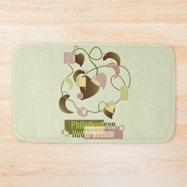 Item preview, Philodendron Hederaceum plant geometric with text designed and sold by OreoBall.