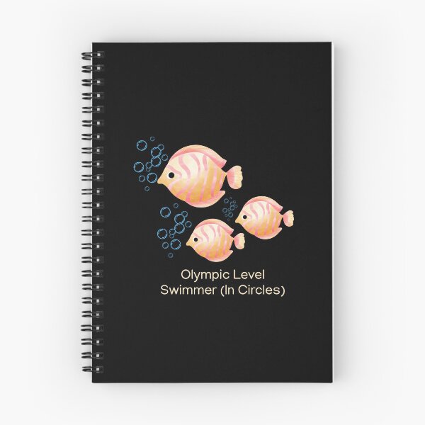 Item preview, Olympic level swimmer (in circles) Fish designed and sold by t-shirtastic.