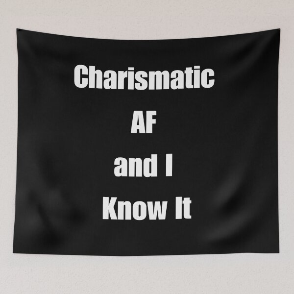 Item preview, Charismatic AF and I Know It designed and sold by signshirtz.