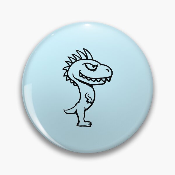 Item preview, Evil Dino Sharp Horns Monster Funny Grinning Cool designed and sold by shirt-o-mat.