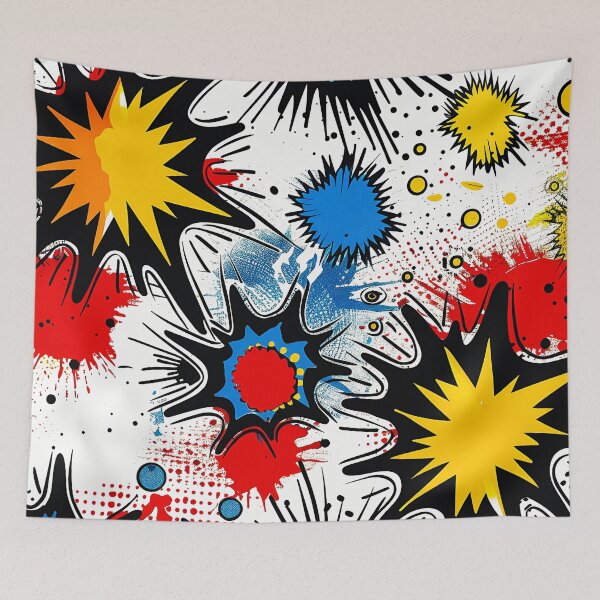 Item preview, Pop Culture Comic Art Colorful Cartoon Abstract Designs designed and sold by DEC02.