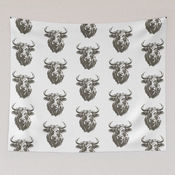 Item preview, Majestic Wildebeest Silhouette designed and sold by JollyCritters.