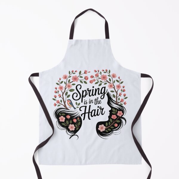 Item preview, Spring is in the Hair – Playful Seasonal Design designed and sold by Jollys-ArtShop.