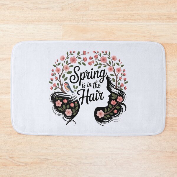 Item preview, Spring is in the Hair – Playful Seasonal Design designed and sold by Jollys-ArtShop.