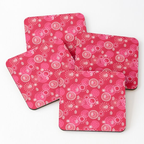 Item preview, Red Pink Valentine Pin Wheel Seamless Repeat designed and sold by Sharon Schwalbe.
