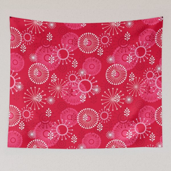 Item preview, Red Pink Valentine Pin Wheel Seamless Repeat designed and sold by Sharon Schwalbe.