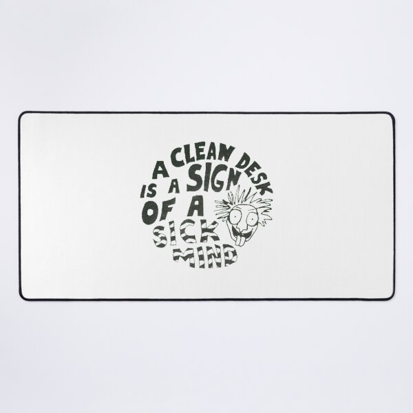 Item preview, Vintage A Clean Desk Is A Sign Of A Sick Mind designed and sold by QuayTradingCo.