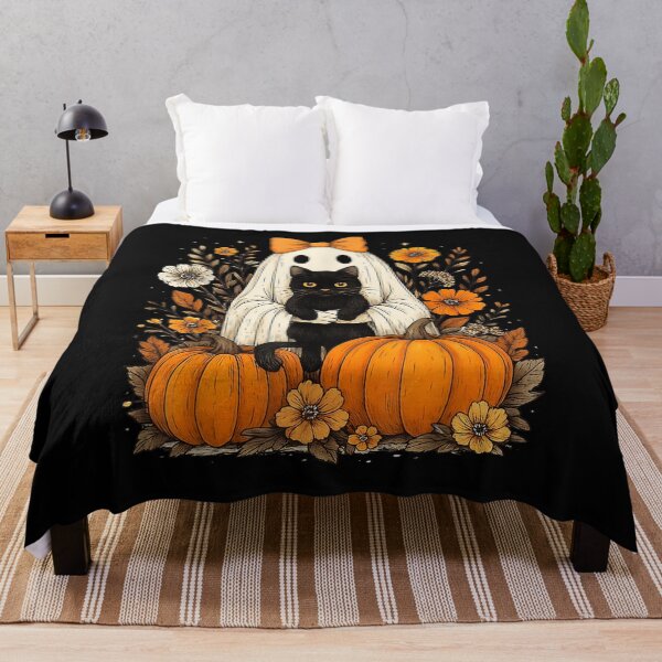 Item preview, Ghost Cat Pumpkin Fall Season Halloween designed and sold by BASKF.