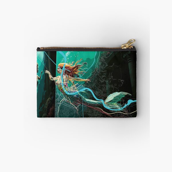 Item preview, DREAM WORLD • Basel Citymap Artwork "MERMAID" designed and sold by procreaction.