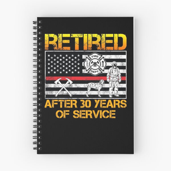 Item preview, Thin Red Line Firefighter Firefighters Professional Hero Volunteers Retirement Retired 30 Years Of Service designed and sold by Basti09.