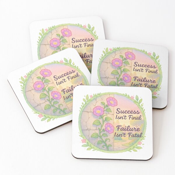 Item preview, Success Isn’t Final – Motivational Nature Design for Growth & Resilience designed and sold by KaysUplifting.