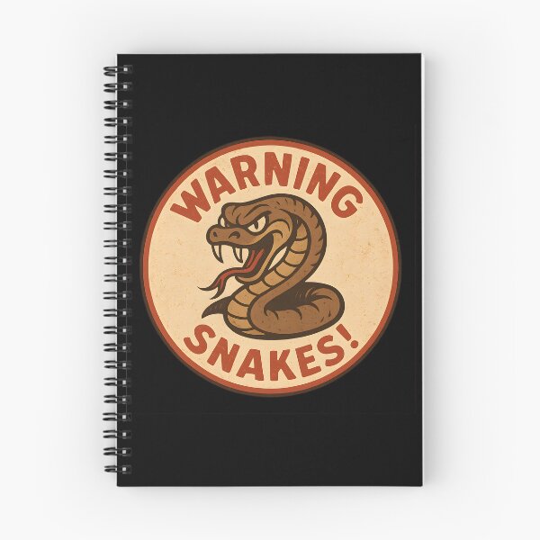 Item preview, Warning Snakes! designed and sold by Nuclear Eden.