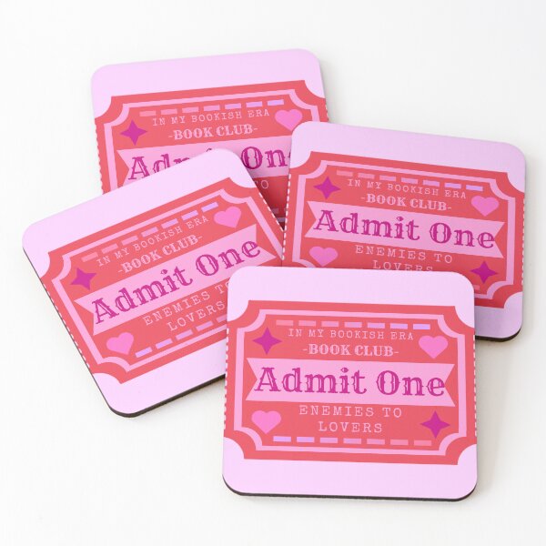 Item preview, Enemies to Lovers Book Club Ticket designed and sold by Vanah Gwyn.